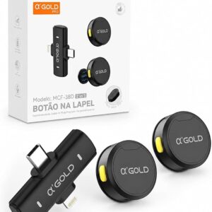 MICROFONE S/ FIO MCF-38 A'GOLD